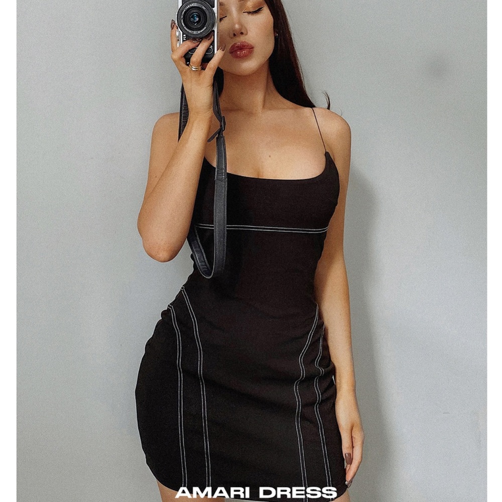 ✨NWT✨ MESHKI Amari Contour Minidress